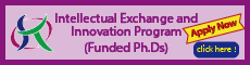 Intellectual Exchange and Innovation Program バナー
